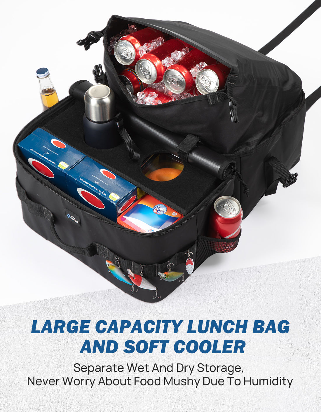 40 Can Soft Cooler & 6 Box Lunch Box & 2 Pack Seat Cushion, Insulated Car Cooler Bag, Portable Foldable Leakproof Camping Cooler, Stadium Seats for Bleachers, Waterproof Seat Cushion