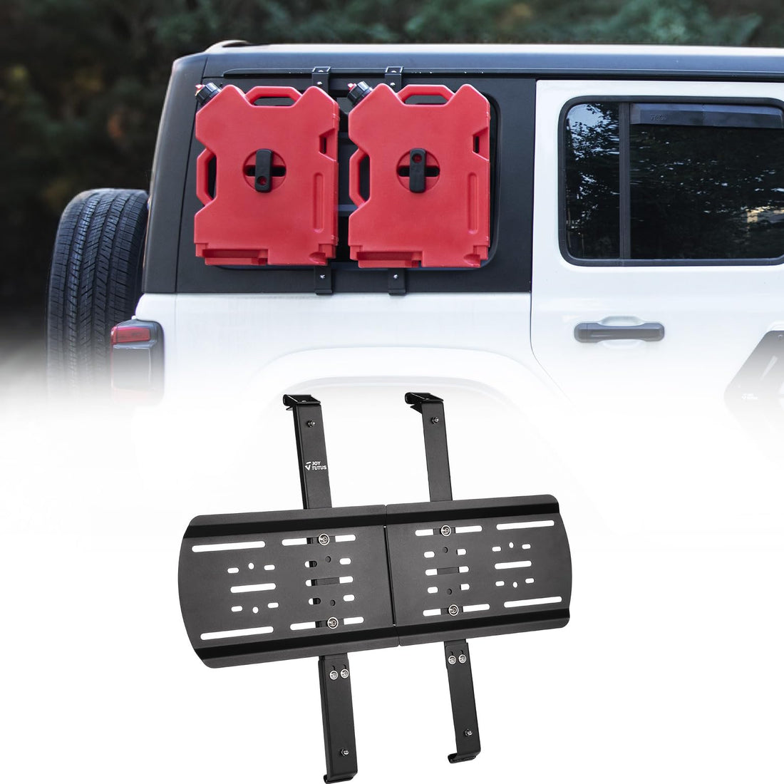 Rear Window Storage Panel Kit Fit for Wrangler JL, Mounting Plate Kits