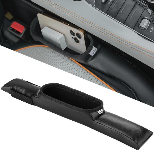 YLXGT Leather Car Seat Gap Filler Universal for Car SUV Truck Accessories  Seat Gap Blocker Fit Organizer Fill The Gap Between Seat and Console Stop
