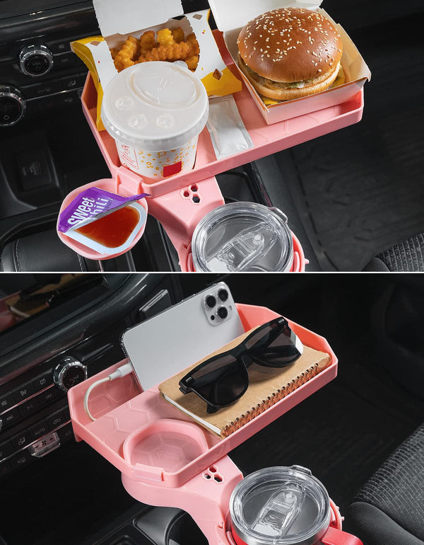JoyTutus Car Cup Holder with Cellphone Mount, Large Cup Holder Expander  Adapter Compatible with 18-40oz Hydro Flask, YETI, Nalgene Bottles & Mugs